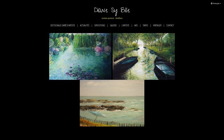 Screenshot of dianesybille.com