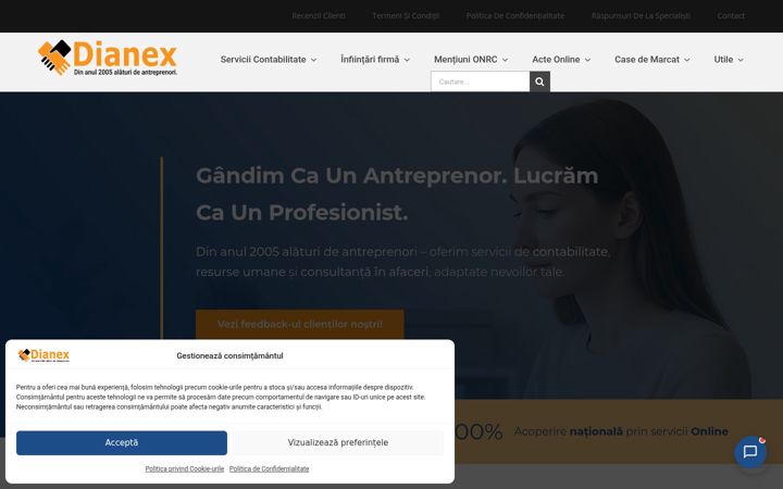 Screenshot of dianex.ro