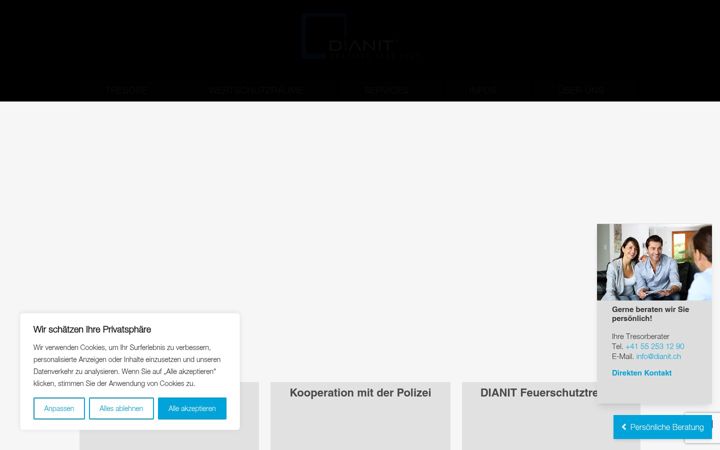 Screenshot of dianit.ch