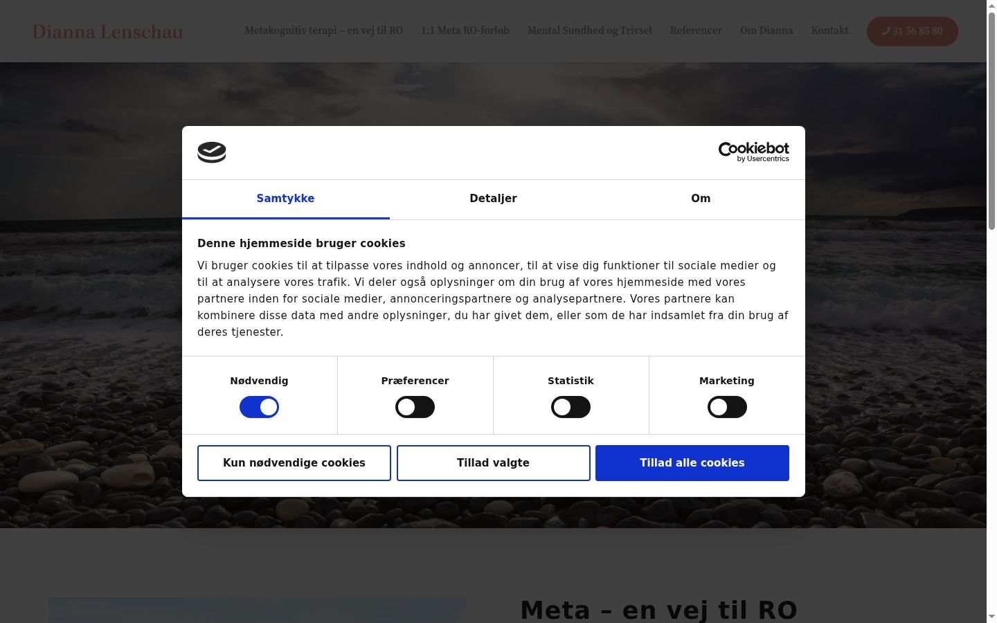 Captură de ecran a bannerului de consimțământ afișat înainte de orice interacțiune