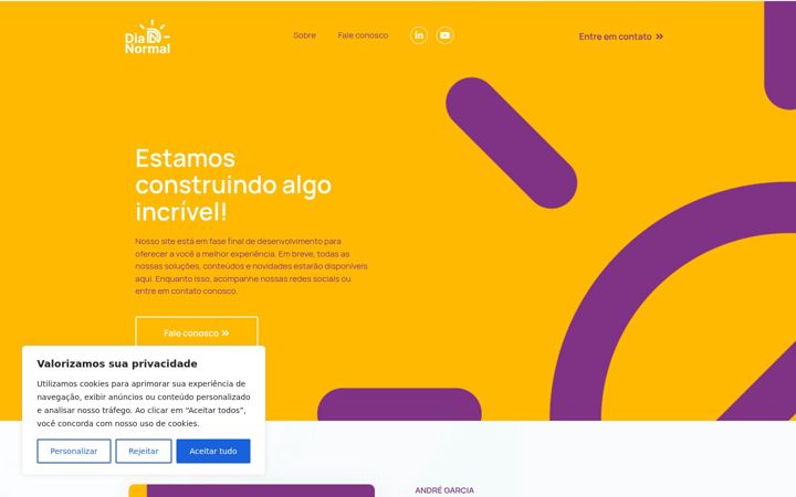 Captura de pantalla de dianormal.com.br