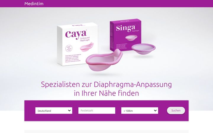 Screenshot of diaphragmapraxis.de