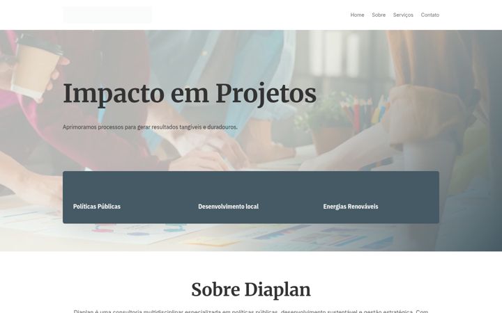 Captura de pantalla de diaplan.com.br