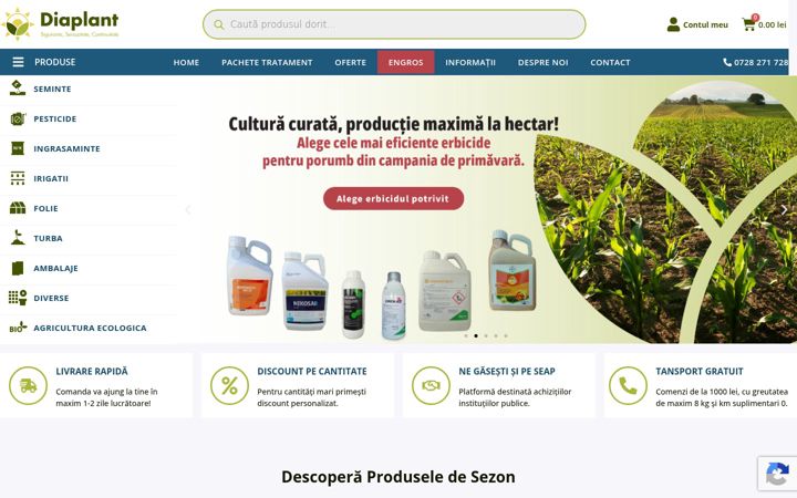 Screenshot of diaplant.ro
