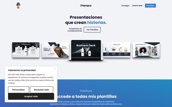 Screenshot of diapoguy.com