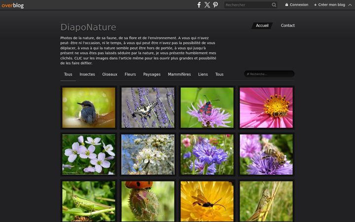 Screenshot of diaponature.fr