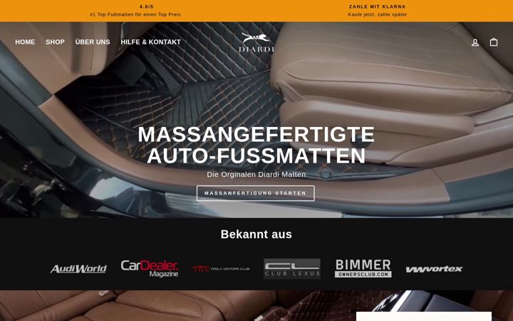 Screenshot of diardimats.com