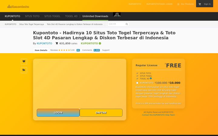Screenshot of diardini.com