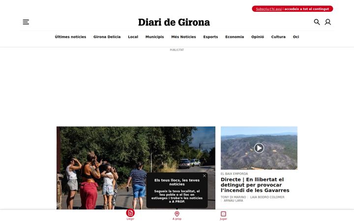 Screenshot of diaridegirona.cat