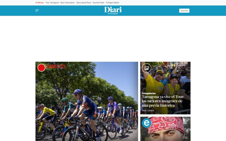 Screenshot di diaridetarragona.com