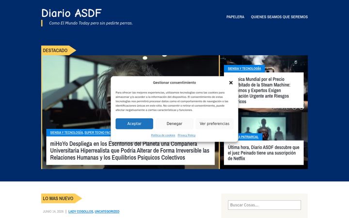 Screenshot of diario-asdf.com