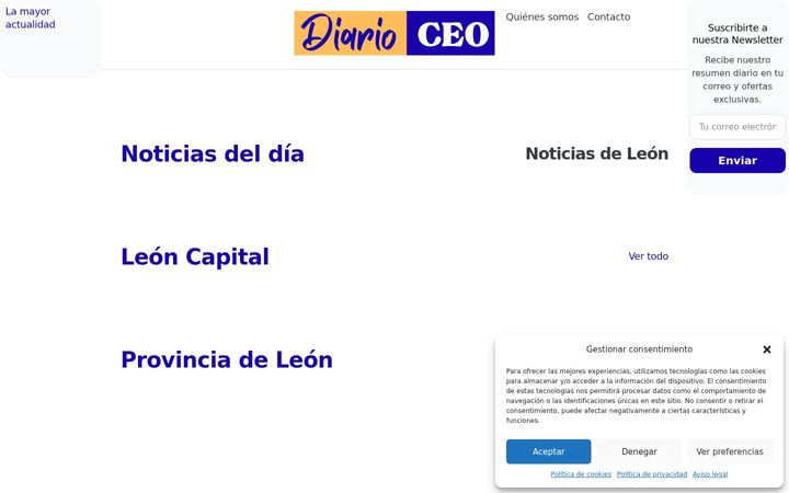 Screenshot of diarioceo.com