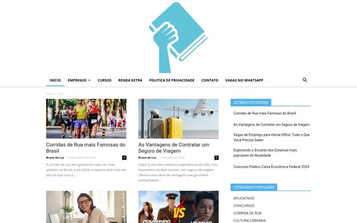 Captura de pantalla de diariodasvagas.com.br