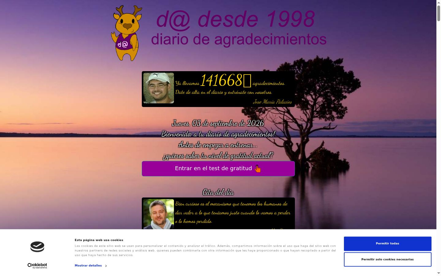 Screenshot des Einwilligungsbanners vor jeglicher Interaktion