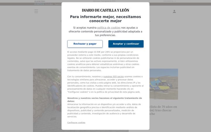 Ekrānuzņēmums no diariodecastillayleon.es