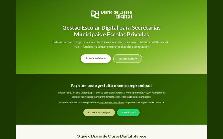 Екранна снимка на diariodeclasse.net
