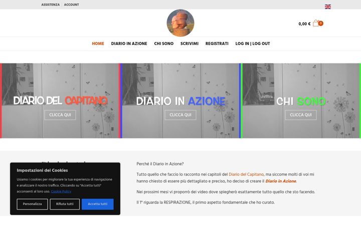 Screenshot of diariodelcapitano.it