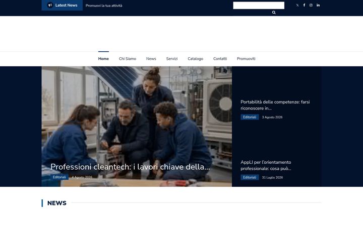 Screenshot of diariodellaformazione.it