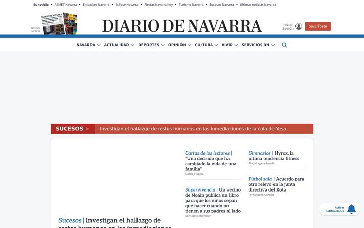 Ekrānuzņēmums no diariodenavarra.es