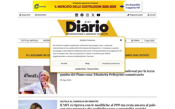 Screenshot of diariodiac.it