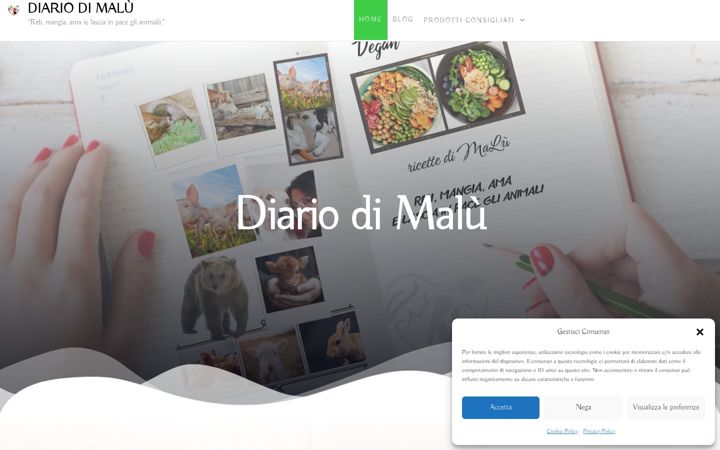 Screenshot of diariodimalu.it