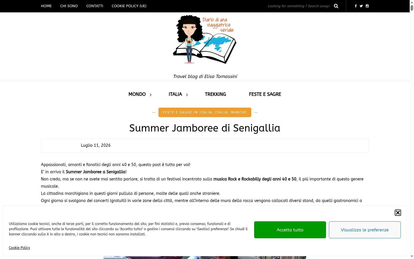 Screenshot des Einwilligungsbanners vor jeglicher Interaktion