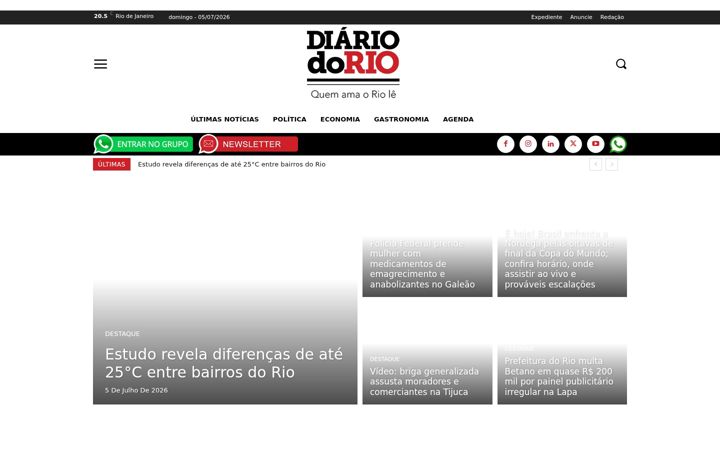Screenshot of diariodorio.com