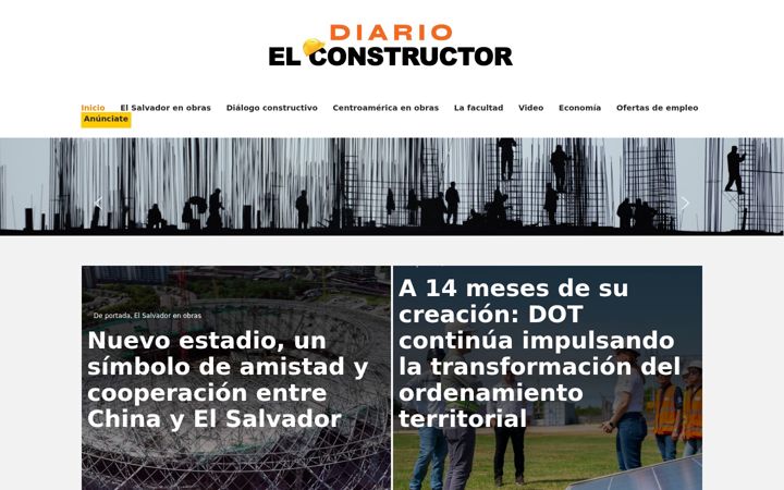 Screenshot of diarioelconstructor.com
