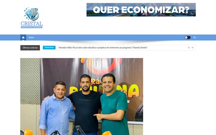 Ekraanipilt saidist diarioilheus.com.br
