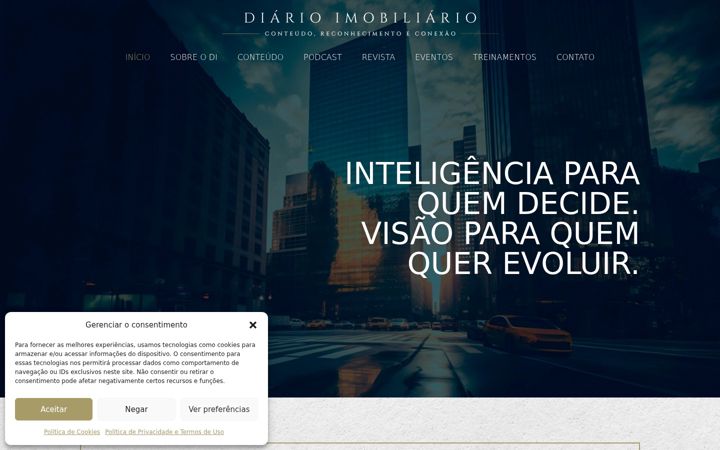 Ekraanipilt saidist diarioimobiliario.com.br