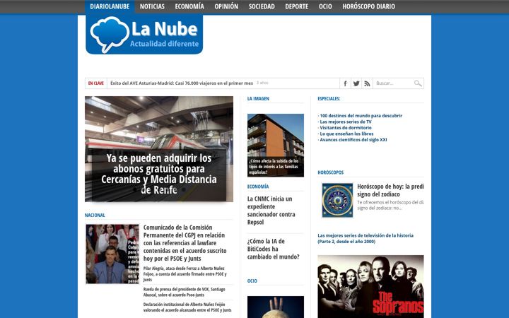 Screenshot of diariolanube.com