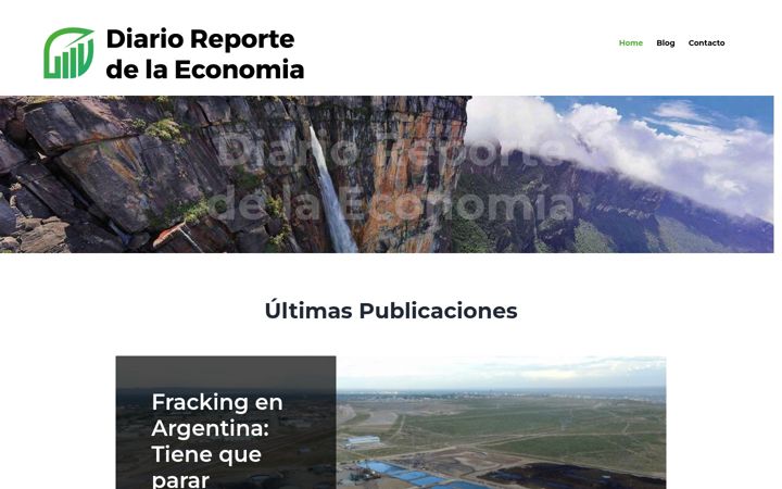 Screenshot of diarioreportedelaeconomia.com