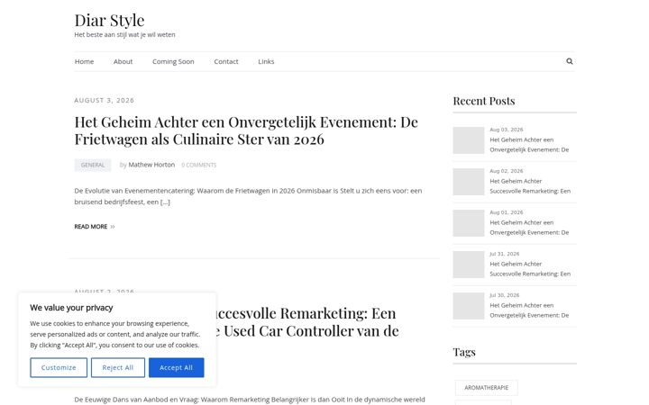 Képernyőkép: diarstyle.nl