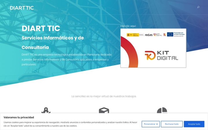 Screenshot of diarttic.com