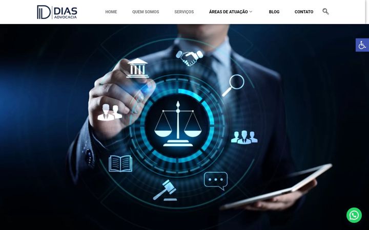 Screenshot of diasadvocaciaservidores.com