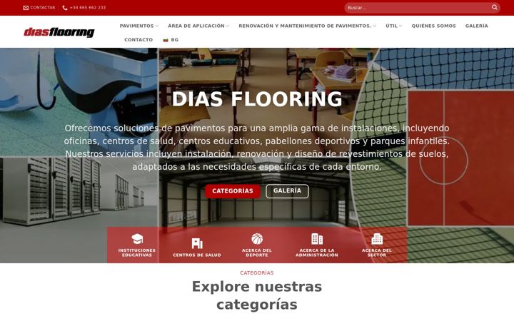 Skjámynd af diasflooring.es