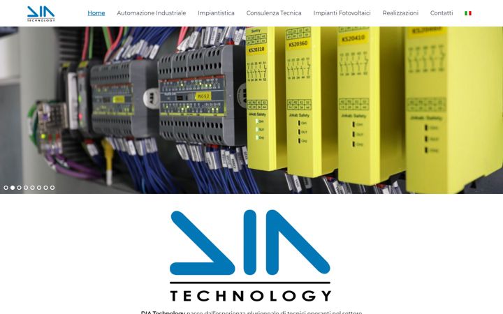 Screenshot of diatechnology.it