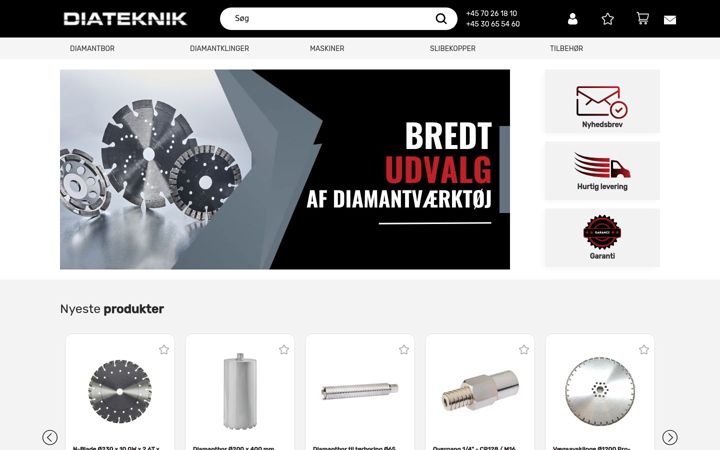 Screenshot of diateknik.dk