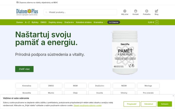 Skjámynd af diatomplus.eu