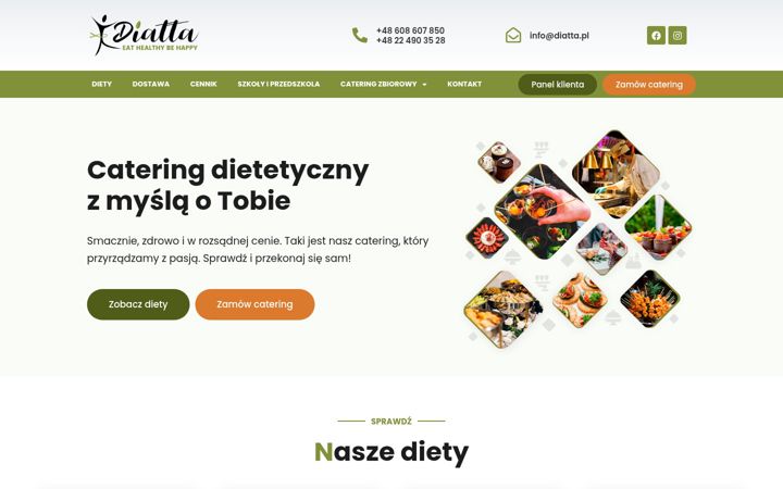 Snímek obrazovky diatta.pl