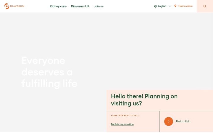 Screenshot of diaverum.uk