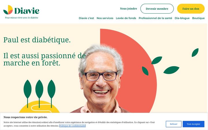 Screenshot of diavie.org