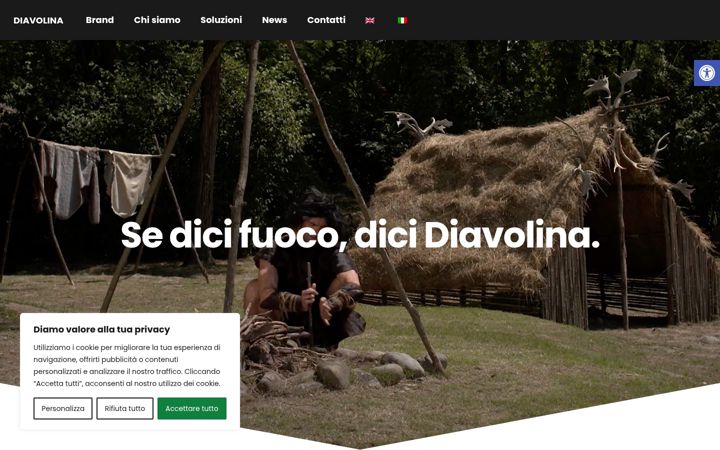 Screenshot of diavolina.eu