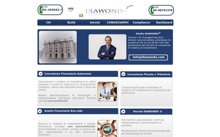 Screenshot of diawonds.com