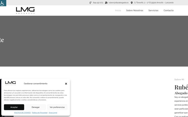 Skjámynd af diazabogado.es