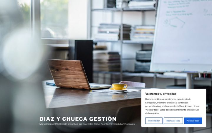 Skjámynd af diazchueca.es