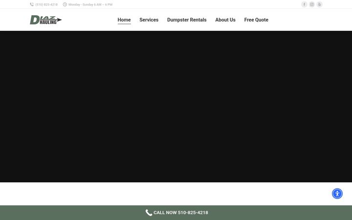 Screenshot of diazhauling.com