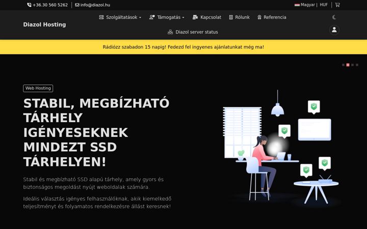 Screenshot of diazol.hu