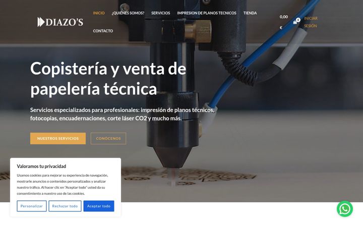 Screenshot of diazos.com