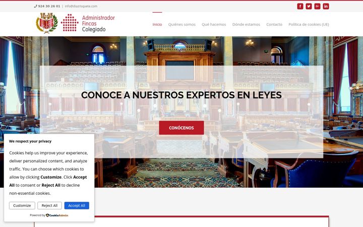Screenshot of diazrisquete.com